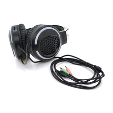 Ігрові навушники з мікрофоном iKAKU KSC-454 YOUMING, Black, jack3.5+2xUSB, підсвічування, Box, (230*187*105) 0,364кг Изображение
