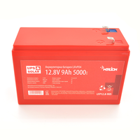 Літій-залізо-фосфатний акумулятор Merlion LiFePO4 12.8V 9AH (4S3P/BMS-10A), (151x65x100), 1,34kg  for UPS, до 5000 циклів, Q12 Изображение