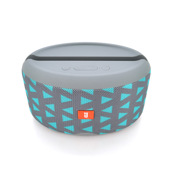 Колонка F22 Bluetooth 4.1 до 10m, 2х4W, 4Ω, 1200mAh, ≥90dB, TF card/USB, DC 5V, Blue-grey Зображення