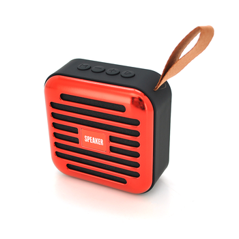 Колонка T5-S Bluetooth 4.1 до 10m, 1х3W, 4Ω, 600mAh, ≥90dB, TF card/USB, DC 5V, Red Зображення