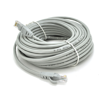 Патч-корд литий VEGGIEG, CCA, UTP, RJ45, Cat.5e, 8m, сірий Зображення