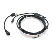 2 в 1 MicroUSB/PC HD ендоскоп, міні камера 7.0 мм, м'який провод, 1,5м Изображение
