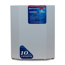 Стабілізатор напруги терісторний NORMA 15 (15000Вт) 220В, стабілізація 120-260, 9 ступенів Зображення