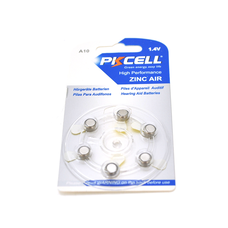 Батарейка повітряно цинкова PKCELL 1.4V ZA10, 6 штук у блістері, ціна за блістер, Q Зображення