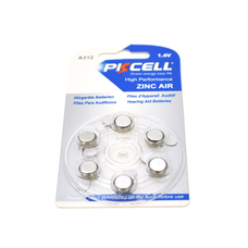 Батарейка повітряно цинкова PKCELL 1.4V ZA13, 6 штук у блістері, ціна за блістер, Q Зображення