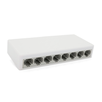 Комутатор JY 5008S 8 портів Ethernet 10/100 Мбіт/сек. DC 5 . Блок живлення 5V у комплекті Изображение