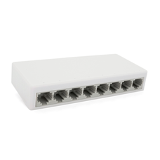 Комутатор JY 5008S 8 портів Ethernet 10/100 Мбіт/сек. DC 5 . Блок живлення 5V у комплекті Изображение