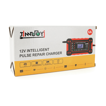 Імпульсне ЗУ  для акумуляторів RJTianye, 6V/12V,100-240V, 2A,LCD, клеми(AGM/GEL,Lead) Изображение
