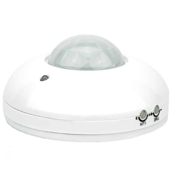 Датчик руху FOCUS 1000W 220-240V IP20 360 градусів. 115х55мм. білий Зображення