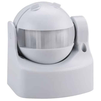 Датчик руху + сутінковий LINEA 1000W 220-240V IP44 180 градусів. 95х85х70мм білий Зображення