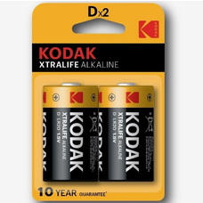 Батарейка лужна KODAK XTRALIFE LR20, 2шт в блістері, ціна за блістер Изображение