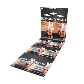 Батарейка лужна DURACELL LR06 (AA) MN1500, 12шт в блістері, ціна за блістер Изображение