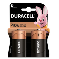 Батарейка лужна DURACELL D/LR20/MN1300 KPN, 2шт у блістері, ціна за блістер Зображення