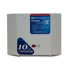 Стабілізатор напруги теристорні NORMA 5 (5000Вт) 220В, стабілізація 120-260, 9 ступенів Зображення