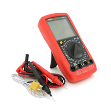 Мультиметр UNI-T UT58C Вимірювання: V (AC/DC), A (AC/DC), Ω, C, °C/°F. Функції: Data Hold, продзвонювання, тест діодів/транзисторів. Изображение
