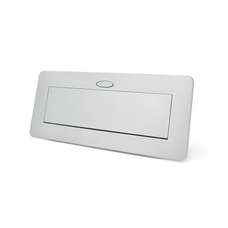 Розетка для підлоги висувна із заземленням J29L, дві розетки + 2 * USB, Input: AC 100-250V 16A, Silver Изображение