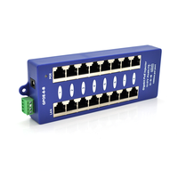 8-портовий POE-інжектор живлення, з 8xRJ45 портами Ethernet 10/100 / 1000Мбіт / с, IEEE802.3af / at, 12-57V, PIN45 + / 78- Изображение