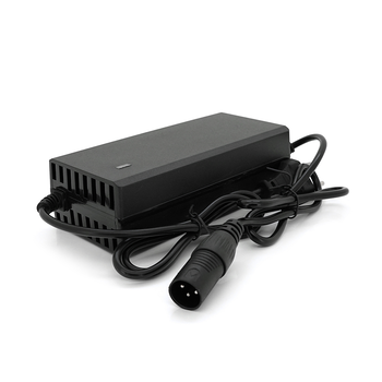 Зарядний пристрій для акумуляторів Li-ion 48V3A(54.6V),13S,штекер 3-pin XLR 18 mm(1+/2-),з індикацією,BOX Зображення