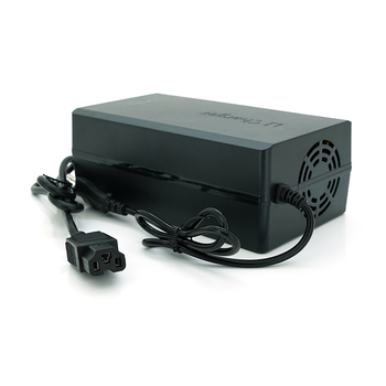 Зарядний пристрій Jinyi для акумуляторів LiFePo4 48V(58,4V),16S,8A,штекер Triangle plug (T-tipe/C13/IEC),з індикацією,BOX Зображення