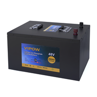 Акумуляторна батарея Vipow LiFePO4 51,2V 200Ah з вбудованою ВМS платою 100A (520*400*300) Изображение