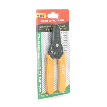 Iнструмент для зачистки кабеля 7-1 Stripper YTH-5023, yellow, AWG30-20 Изображение