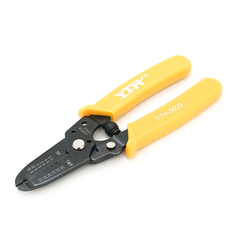 Iнструмент для зачистки кабеля 7-1 Stripper YTH-5023, yellow, AWG30-20 Изображение