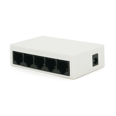 Комутатор Merlion MS1005 5 портів Ethernet 10/100 Мбіт/сек. DC 5V. Блок живлення 5V у комплекті Q240 Изображение