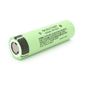 Акумулятор 21700 Li-Ion NCR 21700T, 5000mAh,3.7V-4.2V, Green, 2 шт. в упаковці, ціна за 1 шт Зображення