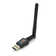 Бездротовий адаптер Wi-Fi-USB Merlion LV-UAC08, RTL8811CU, з антеною 20см, 802.11 a/b/g/n, 600MB, 2.4 GHz, Blister Q50 Зображення