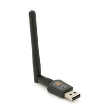 Бездротовий адаптер Wi-Fi-USB Merlion LV-UAC08, RTL8811CU, з антеною 20см, 802.11 a/b/g/n, 600MB, 2.4 GHz, Blister Q50 Изображение
