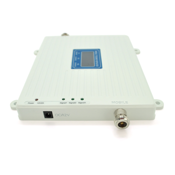Комплект підсилювач GSM304-3G-4G 900/1800/2100МГц. Підсилювач тридіапазонний, антена прийому 10м кабелю, антена ретрансляції 3 метри. White Зображення