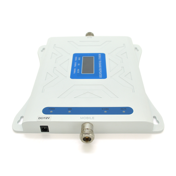 Комплект підсилювач GSM305-3G-4G 900/1800/2100МГц. Підсилювач тридіапазонний, антена прийому 10м кабелю, антена ретрансляції 3 метри. White Зображення
