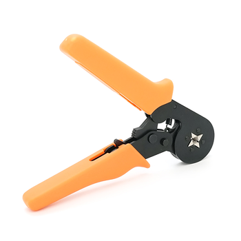 Крімпер CINLINELE HCS8 6-4 для обтиску кабельного накінечника, orange + набір кабельних наконечників (VE0508, VE7508, VE1008, VE1508, VE2508, VE4009,VE6102) Зображення
