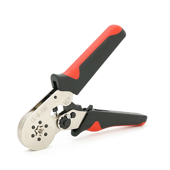 Крімпер CI-6-10S для обтиску кабельного накінечника, 0.25-6mm2, Black-red Зображення