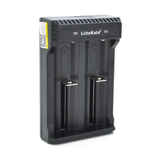 ЗУ універсальне Liitokala Lii-L2, 2 канали, LED індикація, підтримує Li-ion, 10430/10440/14500/16340/17670/18500/18650/26650/25500/26700 Изображение