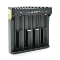 ЗУ універсальне Liitokala Lii-L4, 4 канали, LED індикація, підтримує Li-ion, 10430/10440/14500/16340/17670/18500/18650/26650/25500/26700 Зображення
