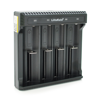 ЗУ універсальне Liitokala Lii-L4, 4 канали, LED індикація, підтримує Li-ion, 10430/10440/14500/16340/17670/18500/18650/26650/25500/26700 Зображення