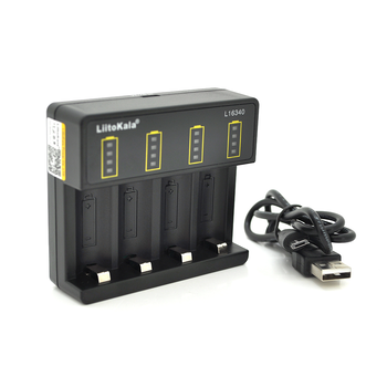 Зарядний пристрій LiitoKala Lii-16340 для Li-Ion акумуляторів 5V 2A, BOX ТІЛЬКИ ДЛЯ 16340 (RCR123) Зображення