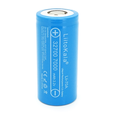 Акумулятор 32700 LiFePO4 LiitoKala Lii-70A, 7000mAh (6500-7000mAh, 30A, 3.2V (2.5-3.65V), Blue, PVC Изображение