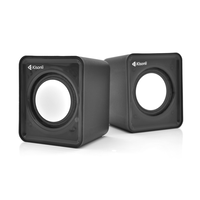 Колонки 2.0 Kisonli V310 для ПК і ноутбука, USB + 3.5mm, 2x0,5W, 20Hz- 20KHz, Black, BOX, Q100 Зображення