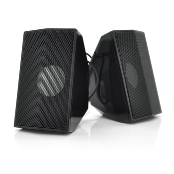 Колонки 2.0 Kisonli S-333 для ПК і ноутбука, USB + 3.5mm, 2x3W, 20Hz- 20KHz, Black, BOX, Q50 Изображение