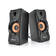 Колонки 2.0 Kisonli U-9003, для ПК і ноутбука, USB + 3.5mm, 2x3W, 20Hz- 20KHz, Black, BOX, Q40 Зображення