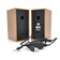 Колонки 2.0 Kisonli T-002A  для ПК і ноутбука, USB + 3.5mm, 2x3W, 20Hz- 20KHz, Brown, BOX, Q30 Зображення