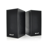 Колонки 2.0 Kisonli T-004  для ПК і ноутбука, USB + 3.5mm, 2x3W, 20Hz- 20KHz, Black, BOX, Q40 Изображение
