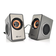 Колонки 2.0 Kisonli T-007 для ПК і ноутбука, USB + 3.5mm, 2x3W, 20Hz- 20KHz, Gray, BOX, Q40 Зображення