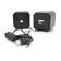 Колонки 2.0 Kisonli L-5050 для ПК і ноутбука, USB + 3.5mm, 2x3W, 20Hz- 20KHz, з підсвічуванням, Black, BOX, Q50 Зображення