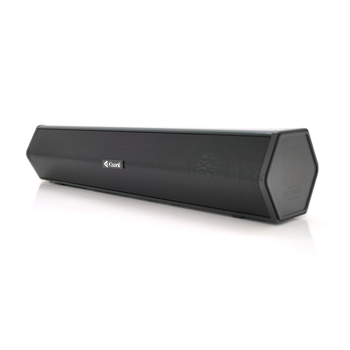 Колонки 2.0 Kisonli i-620, для ПК і ноутбука, USB + 3.5mm, 2x3W, 20Hz- 20KHz,210х70х65, Black, BOX, Q40 Зображення