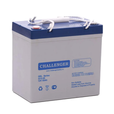 Аккумуляторная батарея CHALLENGER G12-55, GEL 12V 55Ah (195х130х159), Q1 Зображення