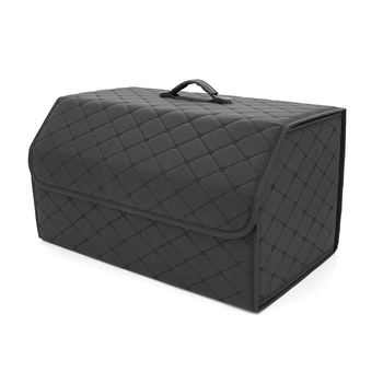 Складаний шкіряний автомобільний органайзер 540*320*300, Black Зображення