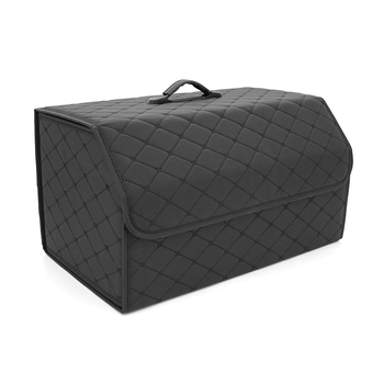 Складаний шкіряний автомобільний органайзер 540*320*300, Black Зображення